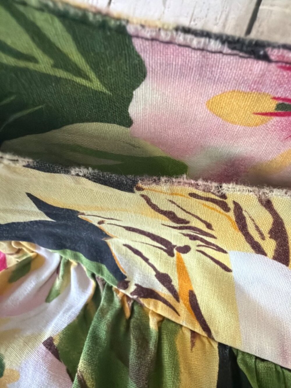 Set of 2 Vintage Hilo Hattie Hawaiian Floral MuuMuu Caftan House Dress Size XL - Picture 13 of 15